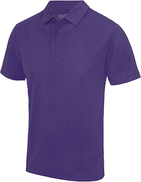 Herenpolo 'Cool Polyester' korte mouwen Purple - XL