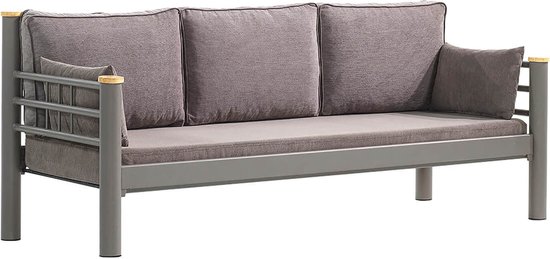Saro BASTIAN Serveer- / opruimwagen, metaal, zilver, 51 x 86 x 94 cm