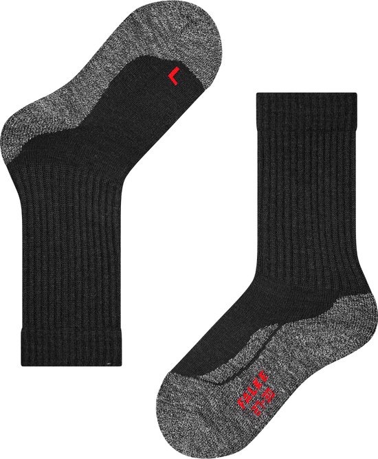 Chaussettes FALKE Active Warm pour Enfants - Zwart - Taille 23-26