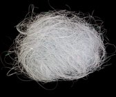 Feeric Noël cheveux d'ange - 2x - blanc - 100 grammes - synthétique - cheveux de lametta d'arbre de Noël