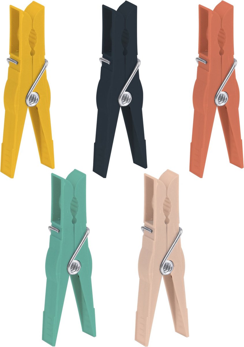 Goedkoopste Urban Living Basic Grip wasknijpers - 156x - kunststof - 7 cm