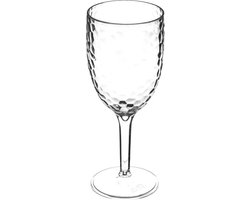 5Five Wijnglazen Estiva - helder transparant - onbreekbaar kunststof - 350 ml - camping/outdoor
