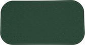 MSV Douche/bad anti-slip mat badkamer - rubber - groen - 36 x 97 cm - met zuignappen - extra lang formaat