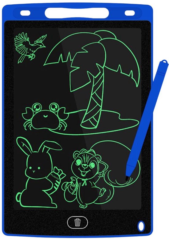 TEKFUN Lcd-schrijfbord voor kinderen, speelgoed vanaf 3, 4, 5, 6, 7 jaar, voor jongens en meisjes, 20,5 cm, toverbord voor kinderen, schilderbord voor