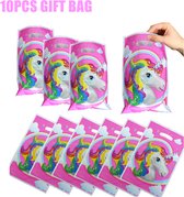 Eenhoorn Uitdeelzakjes - Gift Bags Unicorn - Unicorn Bags - Uitdeel Zakjes - Uitdelen Kinderfeestje - Unicorn Decoratie - Unicorn Zakjes - Unicorn Cadeau Tasjes