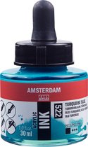 Amsterdam Acrylic Ink Fles 30 ml Turkooisblauw 522