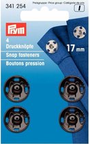 Prym Drukkers Zwart 17 mm