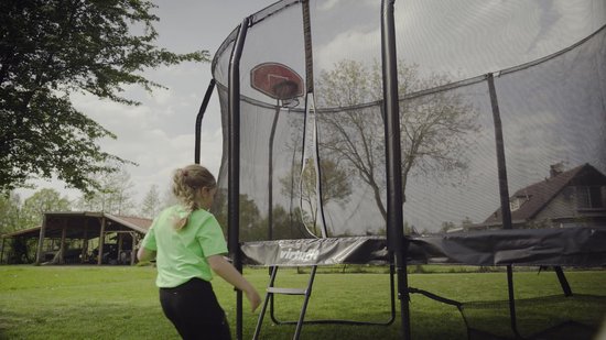 Panier de trampoline VirtuFit - Ring de Basketbal - avec ballon | bol