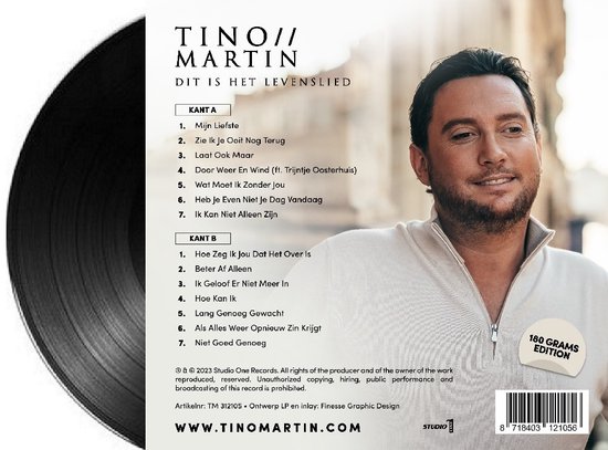 Tino Martin - Dit Is Het Levenslied (LP)