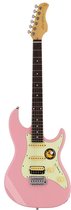 Elektrische gitaar Sire Guitars S3/PK pink Larry Carlton