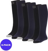 Apollo (Sports) - Skisokken Unisex - Badstof zool - Blauw - 39/42 - 6-Pack - Voordeelpakket