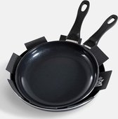Bol.com Bk Vivid 2delige koekenpannenset 24 & 28 cm - keramisch - inductie - PFAS-vrij aanbieding