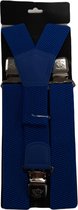 Bretels | Kleur: Navy | Bretels Heren Volwassenen | Stevige Clips | Sterke Clips | Brede Clips | One Size Fits All