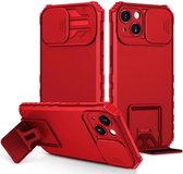 Geschikt voor Apple Iphone 13 Case - Rood – Case – Hoes – Bescherming Telefoon – Smartphone Case – Cadeau voor man /vrouw/ vaderdag