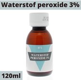 Waterstofperoxide 3% - 120ml - Waterstofperoxide 3 procent - Zuurstofwater - Hydrogen peroxide 3% - Waterstofperoxide Mondspoeling