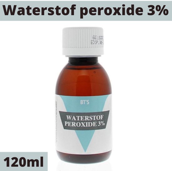 Waterstofperoxide 3% - 120ml - Waterstofperoxide 3 procent - Zuurstofwater  - Hydrogen... | bol.com