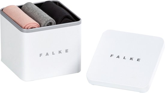 FALKE Happy Box 3-Pack Chaussettes Femme - Multicolore - Taille 35-38