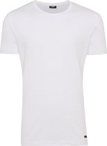 T-Shirt Round-Neck Mannen - Wit - Maat XXL