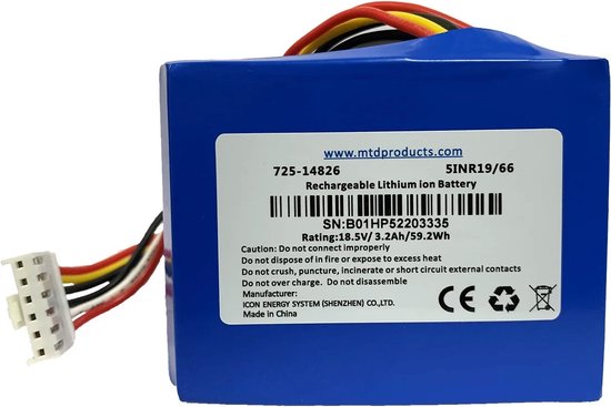 Grasmaaier - Robomow Accu - Accu voor RK1000, RK1000pro, RK2000 en RK2000pro - Battery 5 Ah