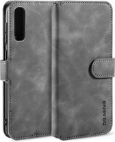 DG.MING Luxe Book Case - Geschikt voor Samsung Galaxy S10e Hoesje - Grijs