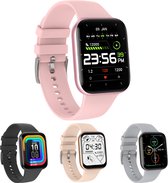 Cinturio SQ1 Pink - Smartwatch voor dames - Roze Smartwatch - Sporthorloge – beschikbaar in 4 kleuren