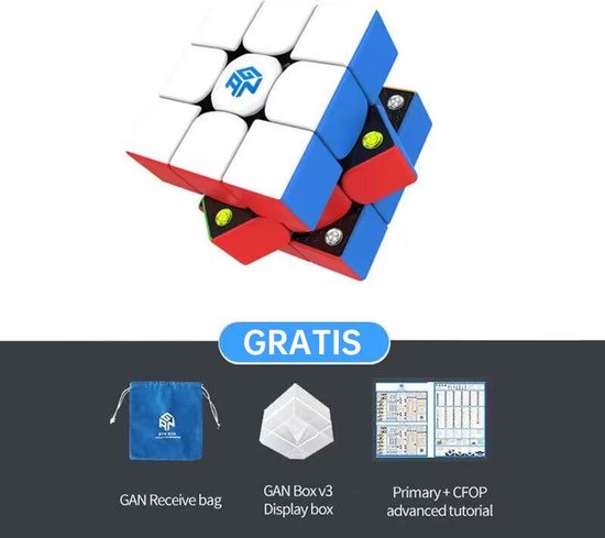GAN - 356 Air SM, 3x3 Rubik's cube magnétique (speed cube)