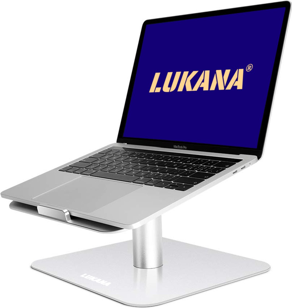 Lukana Laptop Standaard Verstelbaar en Draaibaar - Laptop Verhoger - Ergonomisch Ontwerp - 360 Graden Rotatie