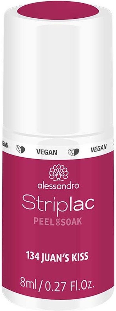 Goedkoopste Alessandro Striplac Peel or Soak - Gellak - 134 Juans Kiss - 8 ml