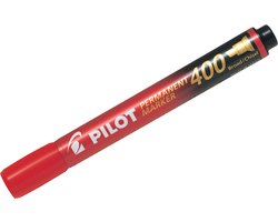 Pilot Permanent Marker 400 beitelpunt - rood