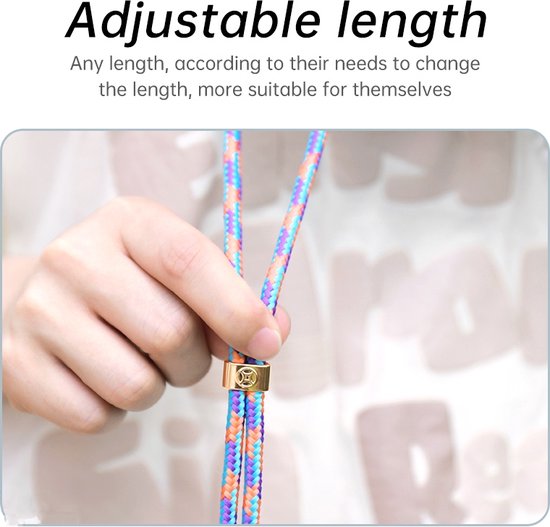 Sulada PhoneLanyard / PhoneStrap / Cordon réglable et détachable avec lot de montage Rouge