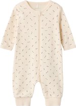 NAME IT NBFNIGHTSUIT ZIP BUTTERCREAM FLORAL NOOS Filles - Taille 68