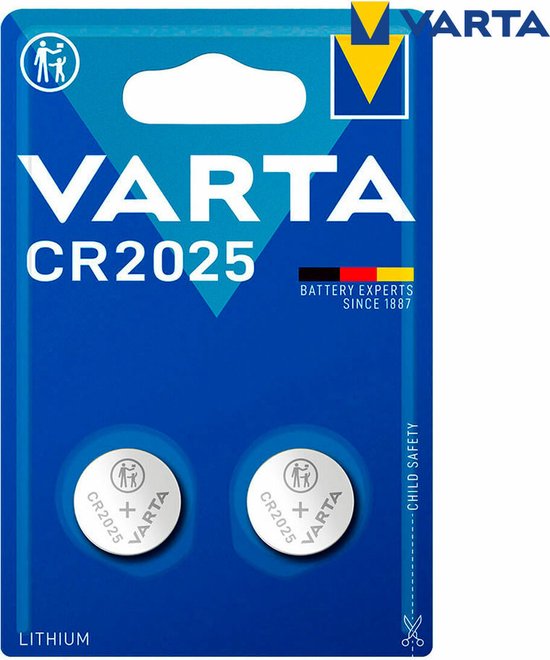 Varta CR2025 Lithium knoopcel-batterij / 2 stuks - Varta
