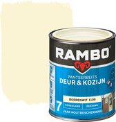Rambo Pantserbeits Deur & Kozijn Hoogglans Dekkend - Super Vochtregulerend - Boerenwit - 0.75L