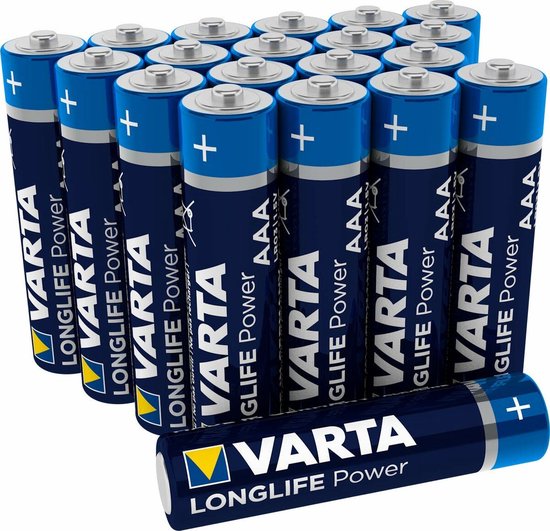 Piles LR03 Long Life Power 4 alcalines AAA - Varta - 4903