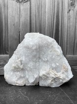 Gems by Emms - Porte-livre A+ en cristal de roche - Pierres précieuses - Accessoires pour la maison