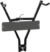 Carpoint Fietsdrager – Trekhaak Bevestiging – Met Kentekenplaathouder – Compact en Stevig – 15 kg Draagvermogen