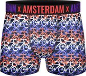 Boxershort - Heren - 2 pack - Amsterdam - Fiets maat L