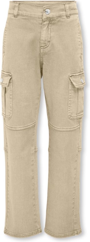 ONLY KOGRORY-FIA STR CARGO PANT CC PNT Meisjes Broek - Humus - Maat 146