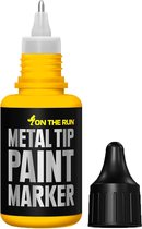 On the Run - Metal Tip Paint Marker - verfstift - 2-3mm punt - 20ml - Goud