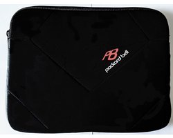 Packard Bell 10 inch Laptop Hoes – Universele Laptop - Tablet Sleeve – 25 x 20 x 4 cm – Neopreen – Met Rits – Zwart