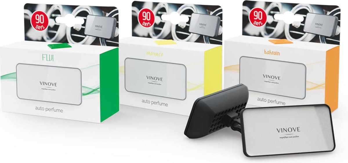Désodorisant Voiture Vinove Parfum Fuji - Parfum D'Herbes Et Pamplemousse | Jusqu'à 90 Jours