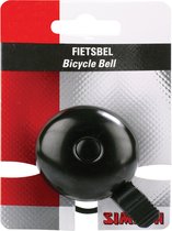 SIMSON - 021231 fietsbel Race, rubber elastiek bevestiging, zwart