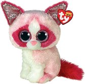 Ty Beanie Boo's Pink Mia Cat 15cm
