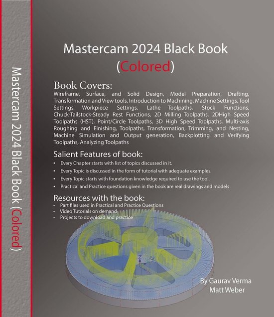 Mastercam 2024 Black Book (ebook), Gaurav Verma 9798223921776