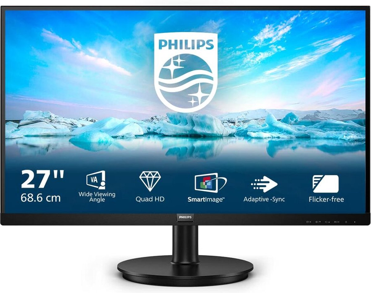 Philips 275V8LA - QHD (2K) IPS Monitor - Speakers - 27 inch - Philips