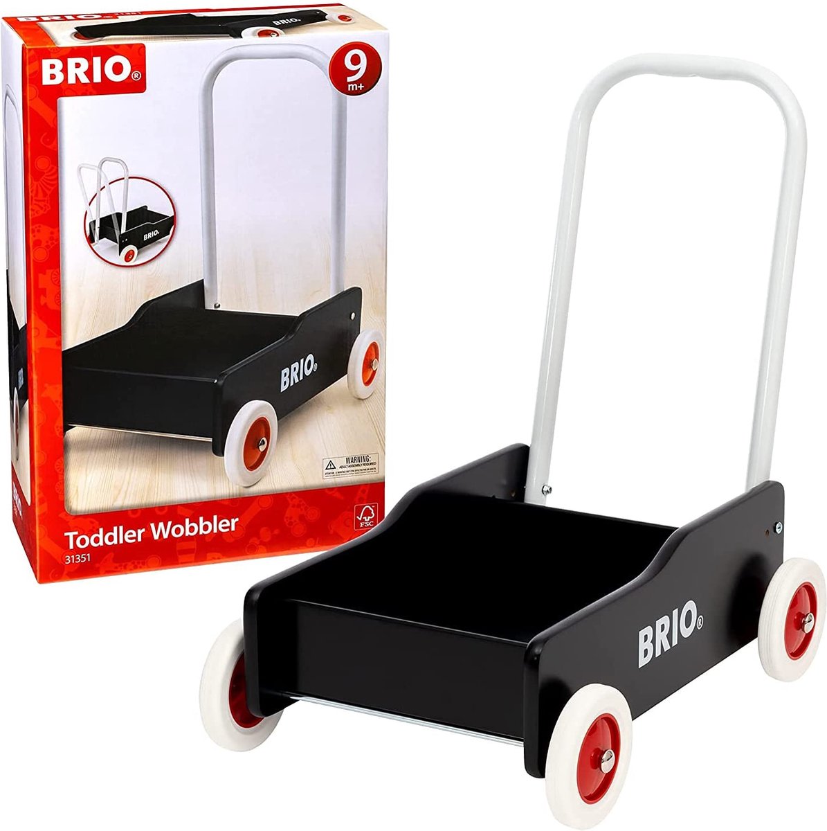 BRIO Zwarte loopwagen - 31351 — afbeelding 2