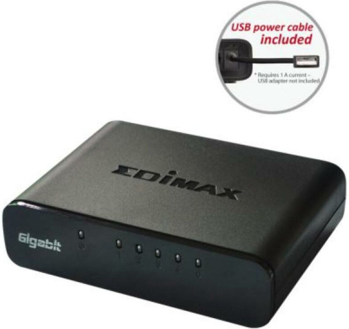 Edimax Es-5500G V3 Netwerk Schakelaar Gigabit 5 Poorten