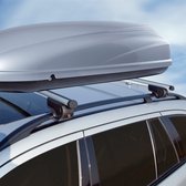 Porte-bagages de toit universel Twinny Load Kit Aluminium Driver 124cm pour voitures avec galerie de toit ouverte