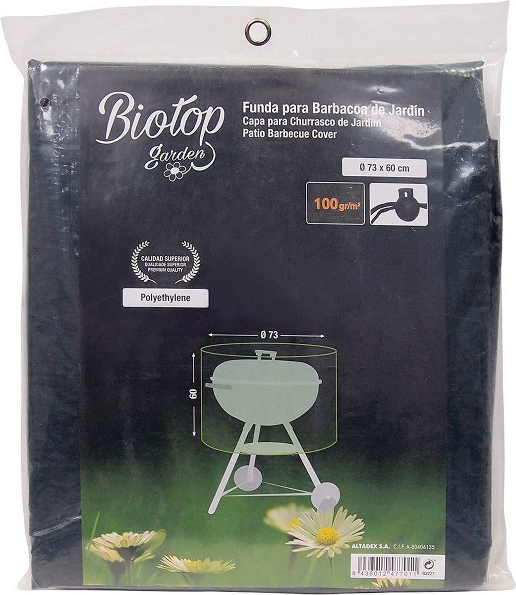 Beschermhoes voor barbecue Altadex Polyethyleen Groen