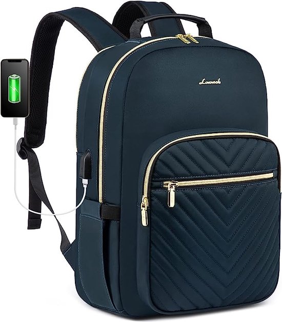 sac à dos pour ordinateur portable pour femme 15,6 pouces sac à dos  scolaire étanche... | bol.com